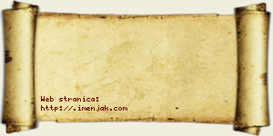 Aksentije Jaćimović vizit kartica